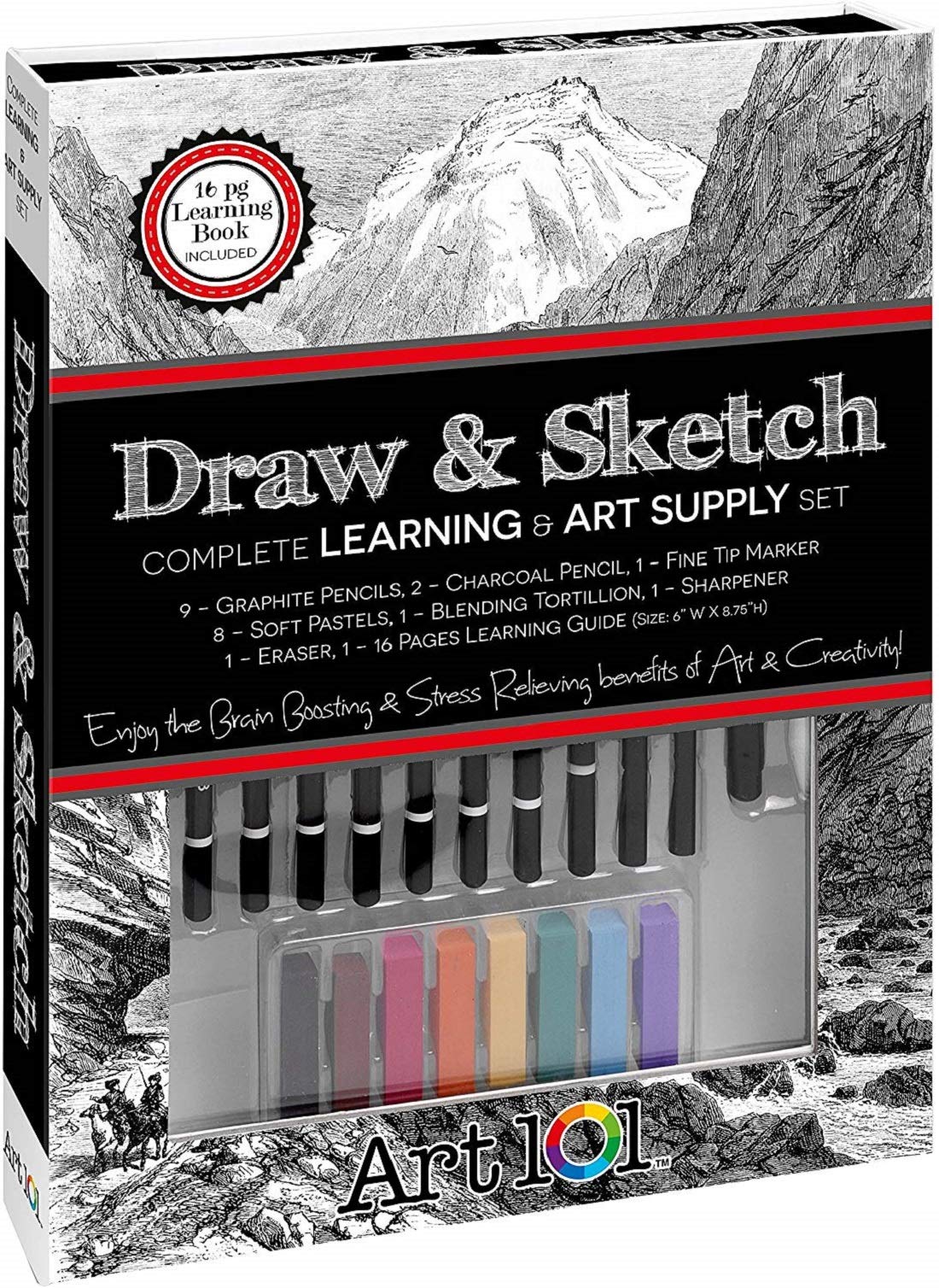 Art 101 USA Doodlebliss Window Book Box (42 Piece) Art 101 USA