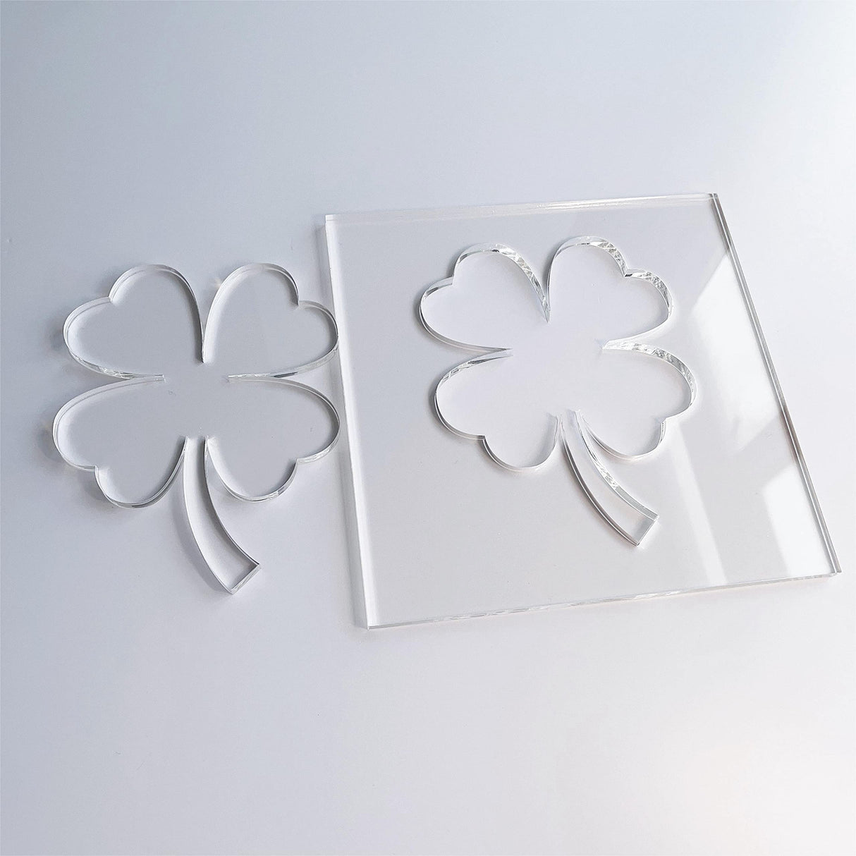 Clover Template, Clear Acrylic Template, Woodworking Router Template Phocaea