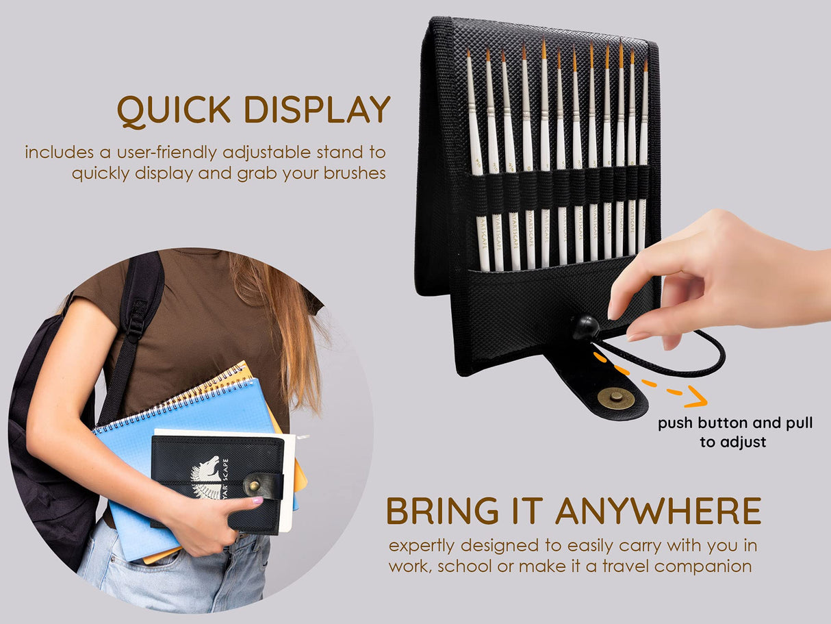 MyArtscape Supplies Paint Bundle - Oil Paint Set - 12ml x 24 Tubes - Lightfast - Heavy Body - Oil-based Colors - with Artist Quality Miniature Paint MyArtscape