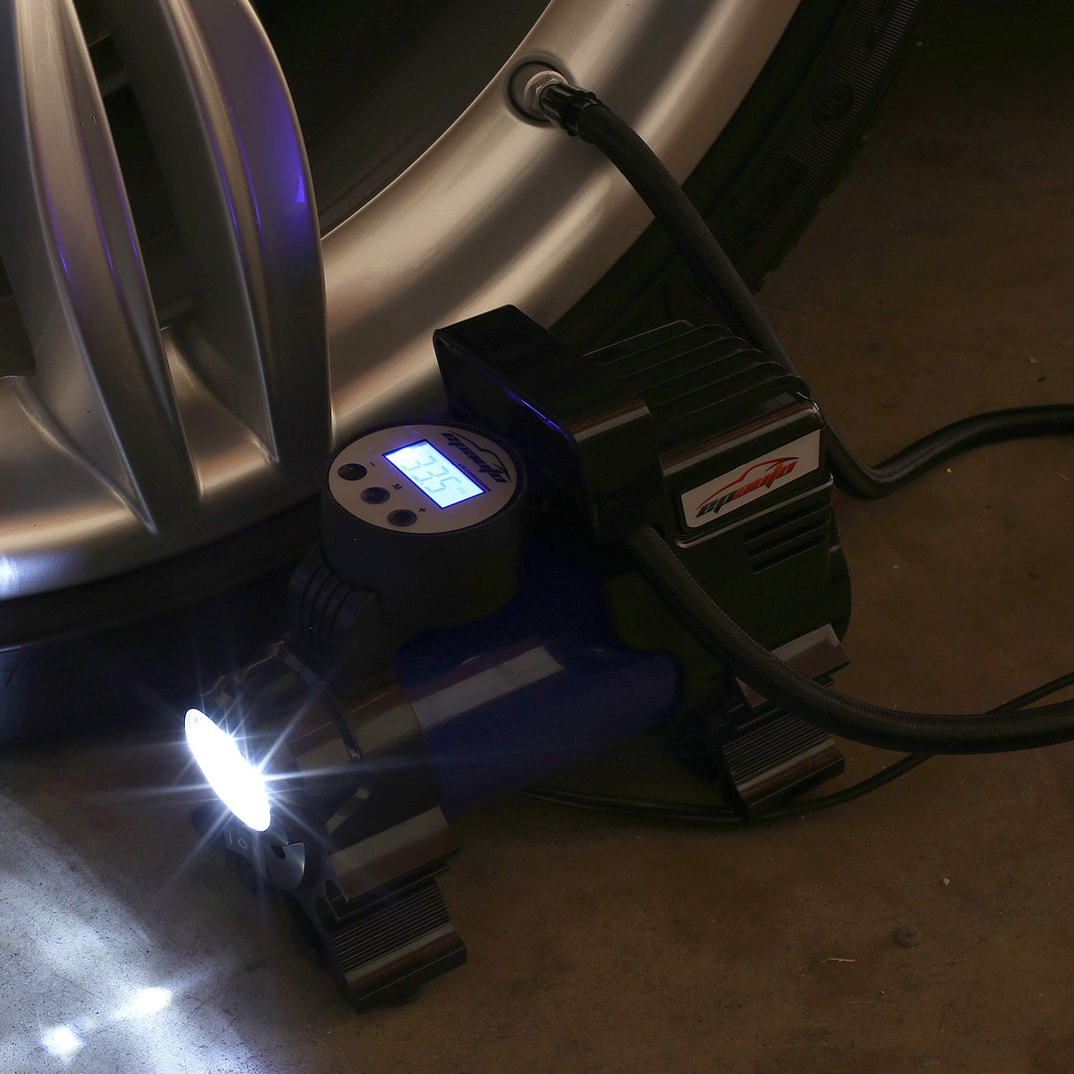 EPAuto 12V DC Portable Air Compressor Pump, Digital Tire Inflator EPAuto