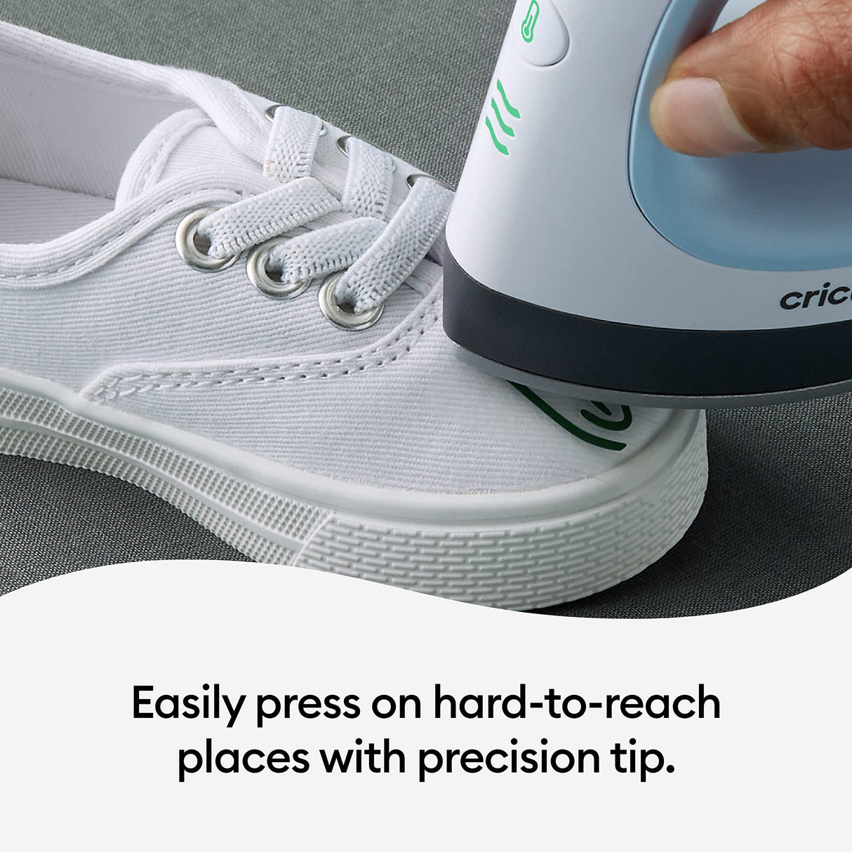 Cricut EasyPress Mini Heat Press for Small Objects like Shoes, Stuffed Animals, Hats & More, 3 Heat Settings & Precision Tip, Ceramic-Coated Heat Cricut