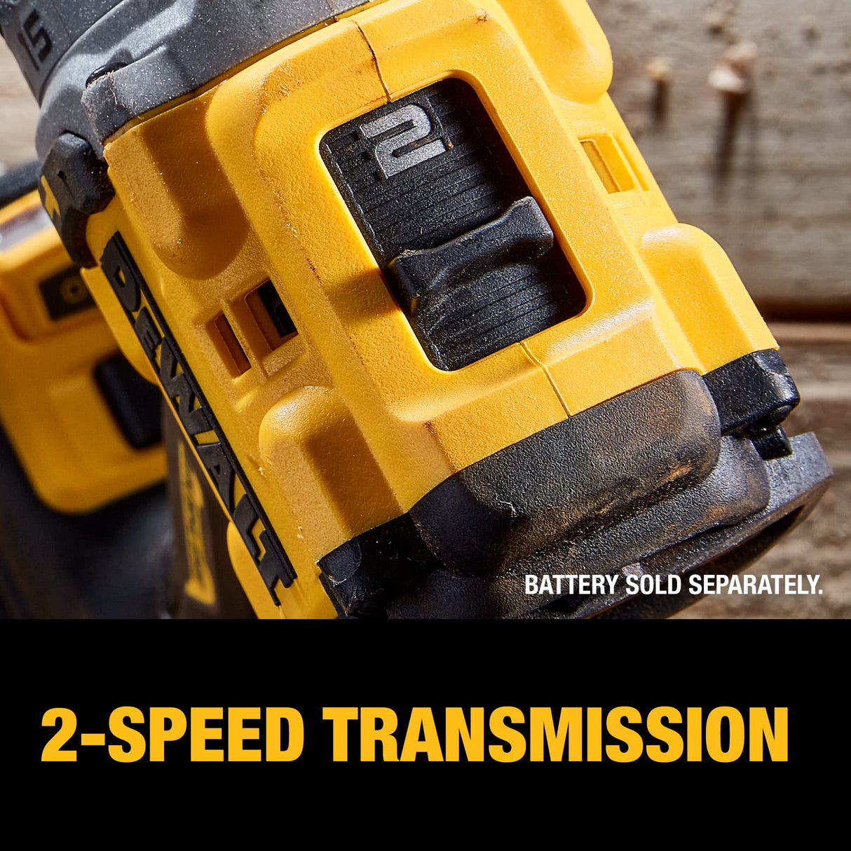 DEWALT 20V MAX Hammer Drill, 1/2", Cordless and Brushless, Compact With 2-Speed Setting, Bare Tool Only (DCD805B) DEWALT