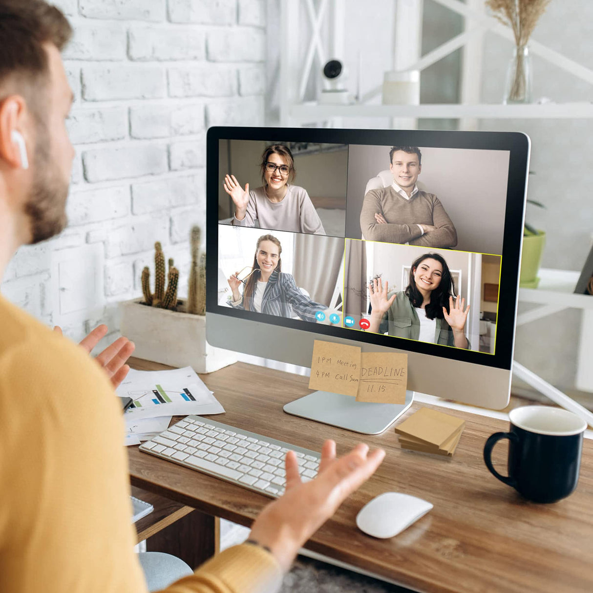 Mr. Pen- Kraft Sticky Notes, 3”x3”, 12 Pads, Brown Sticky Notes, Craft Paper Sticky Notes, Kraft Paper Sticky Notes, Sticky Notes Brown, Craft Paper Mr. Pen