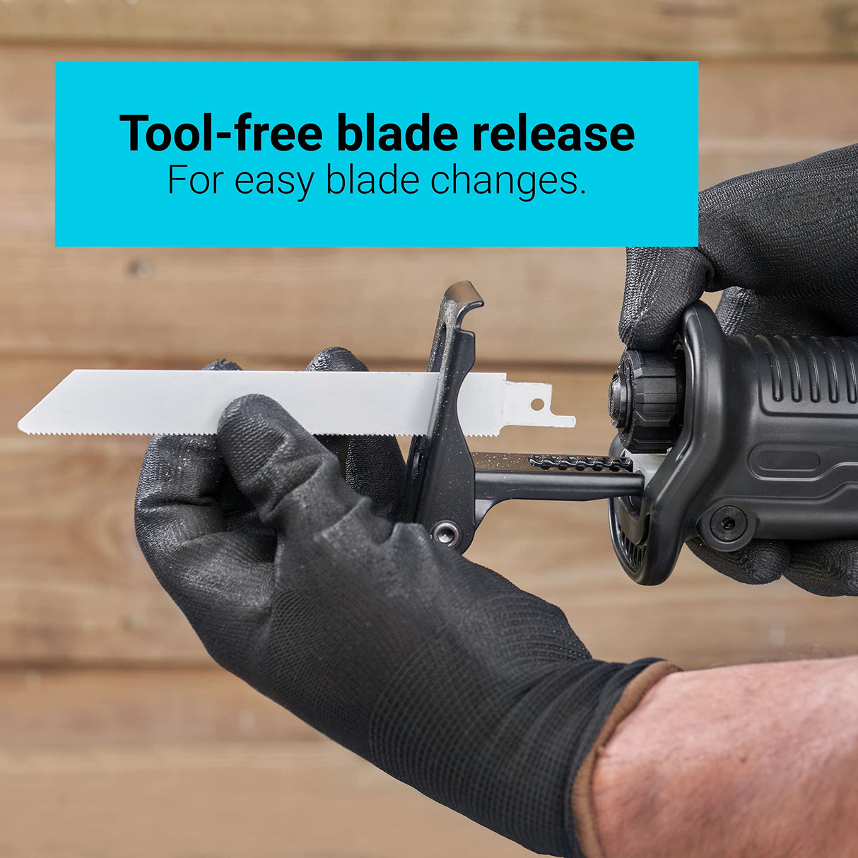 BLACK+DECKER 7 Amp Electric Reciprocating Saw with Removable Branch Holder (BES301K) BLACK+DECKER