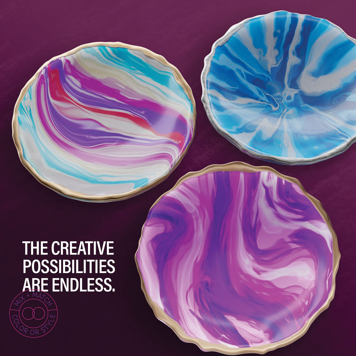 Craft 'n Clay - Jewelry Dish Making Kit for Kids and Tween Girls Ages 8-14 Year Old - Best DIY Arts & Crafts Gifts - Creative Toys for Preteen & Dan&Darci