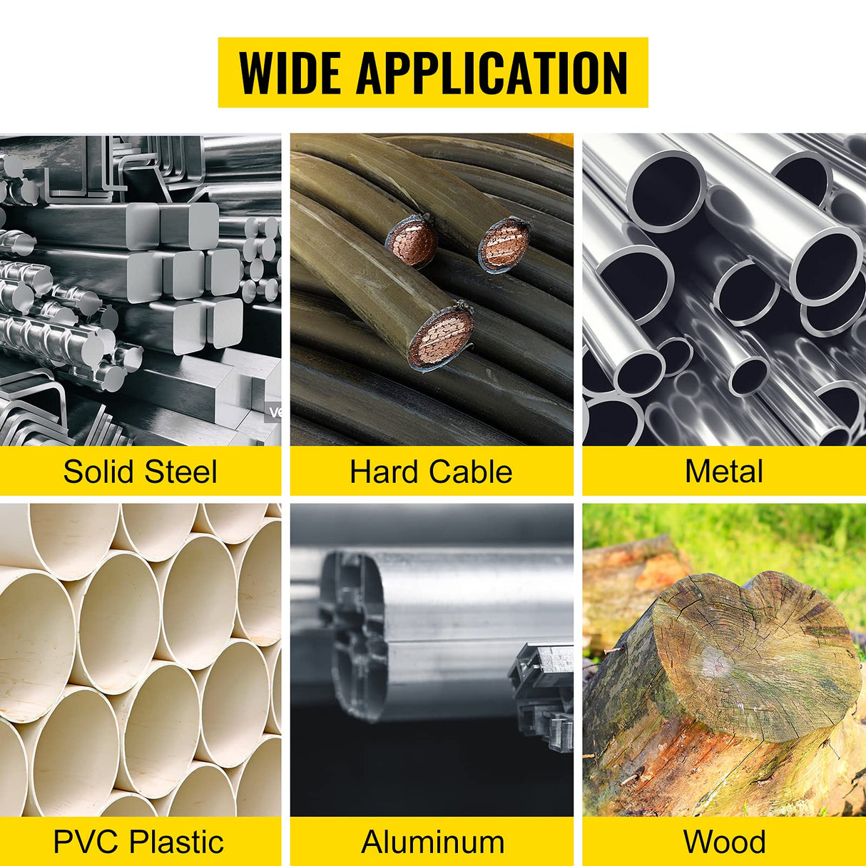 VEVOR Portable Band Saw, 110V Removable Alloy Steel Base Cordless 5 Inch Cutting Capacity Hand held Variable Speed Portable Bandsaw, 10Amp Motor Deep VEVOR