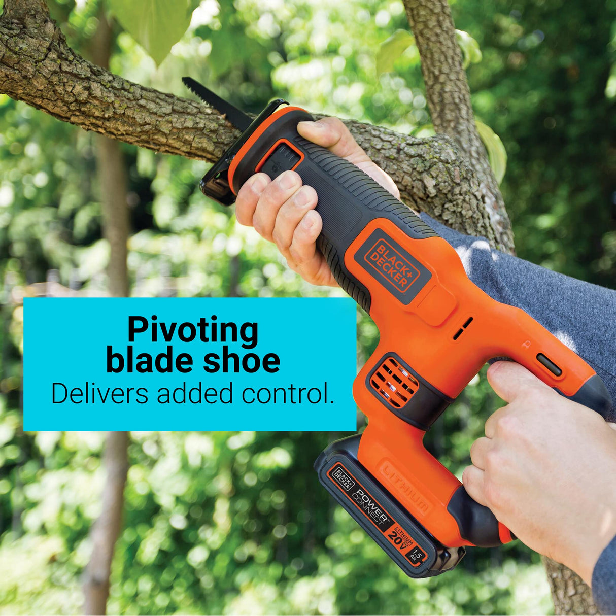 BLACK+DECKER 20V MAX* POWERCONNECT 7/8 in. Cordless Reciprocating Saw (BDCR20B) BLACK+DECKER