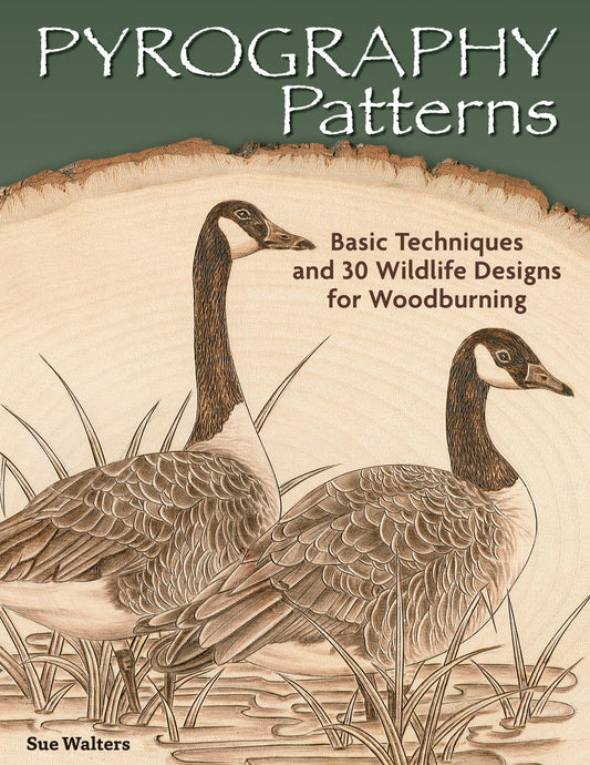 Pyrography Patterns: Basic Techniques and 30 Wildlife Designs for Woodburning (Fox Chapel Publishing) Large, Ready-to-Use Patterns, Both Line and
