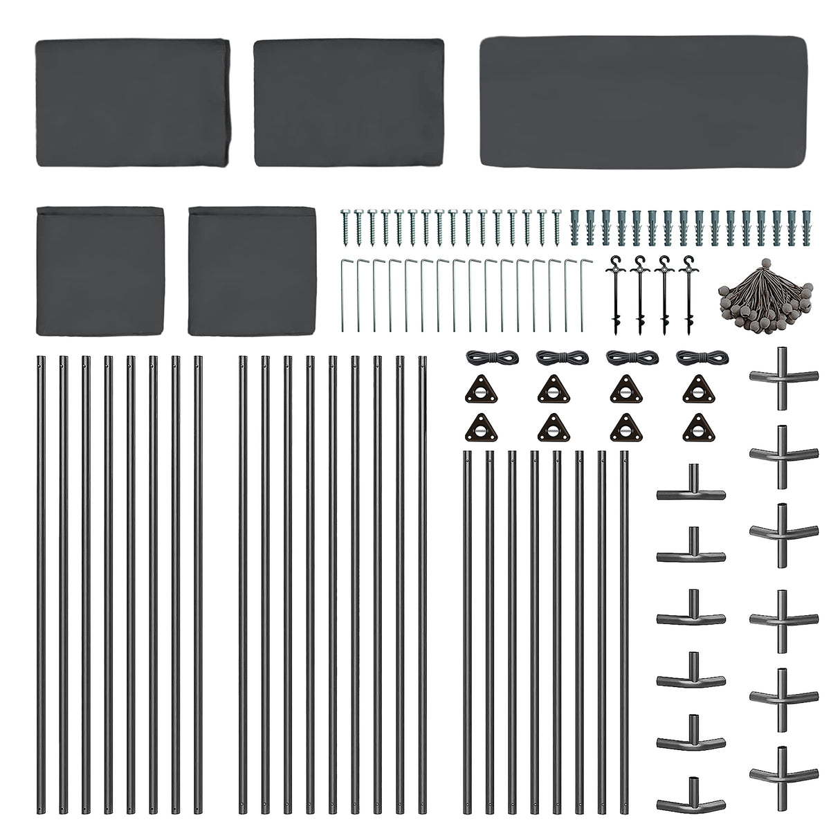 NOWENSOL Carport Canopy 10x20ft Heavy Duty with Removable Sidewalls & Doors, Portable Car Port Garage Shelter for Boat, Party, Outdoor Camping Tent, NOWENSOL