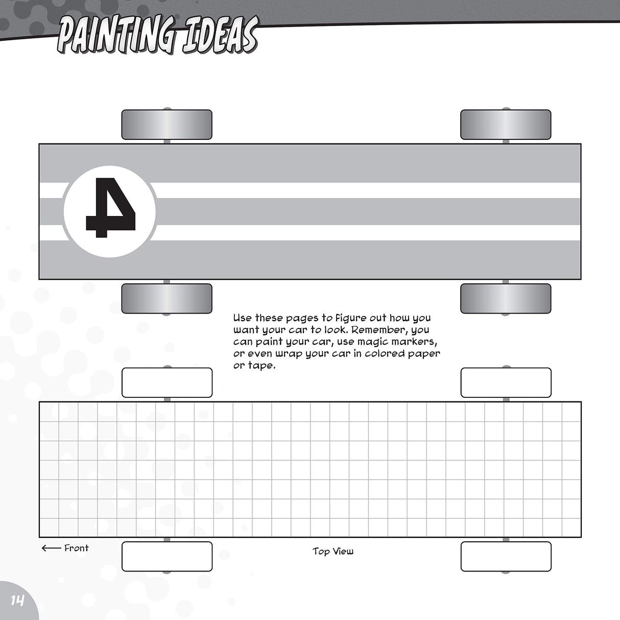 Pinewood Derby Workbook & Logbook (Fox Chapel Publishing) For Scouts to Keep Track of Design, Pattern, & Painting Ideas, Log Test Run Notes, and Add Design Originals
