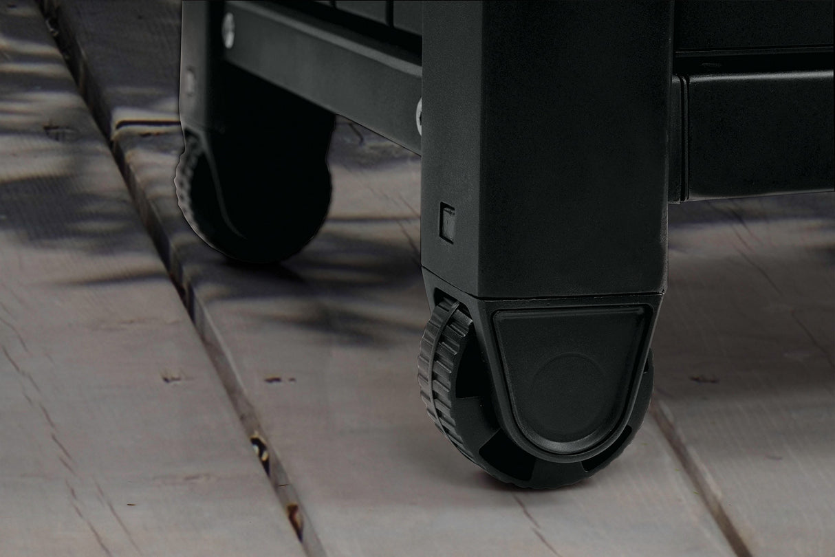 Keter Unity XL Portable Table and Storage Cabinet, in Dark Grey Keter