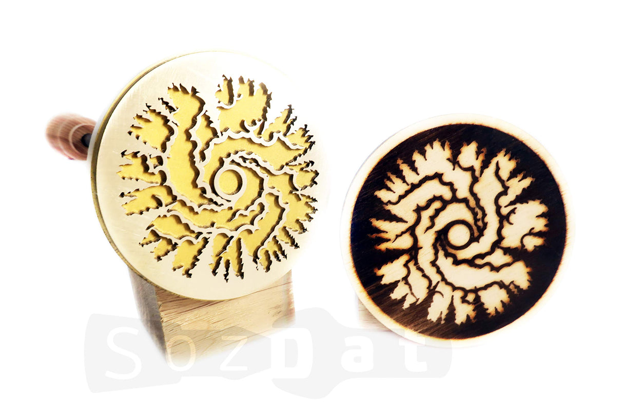 Custom Wood Branding Iron with Personalised Logo - SozDat Premium Quality Stamp SozDat