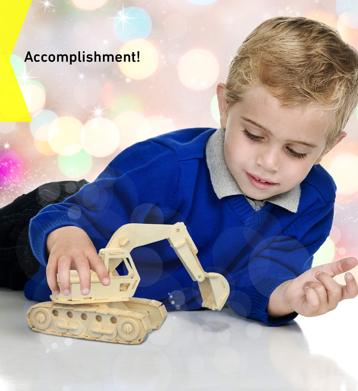 Puzzled 3D Puzzle Motorcycle Wood Craft Construction Model Kit, Fun & Educational DIY Wooden Toy Assemble Model Unfinished Crafting Hobby Puzzle to Puzzled