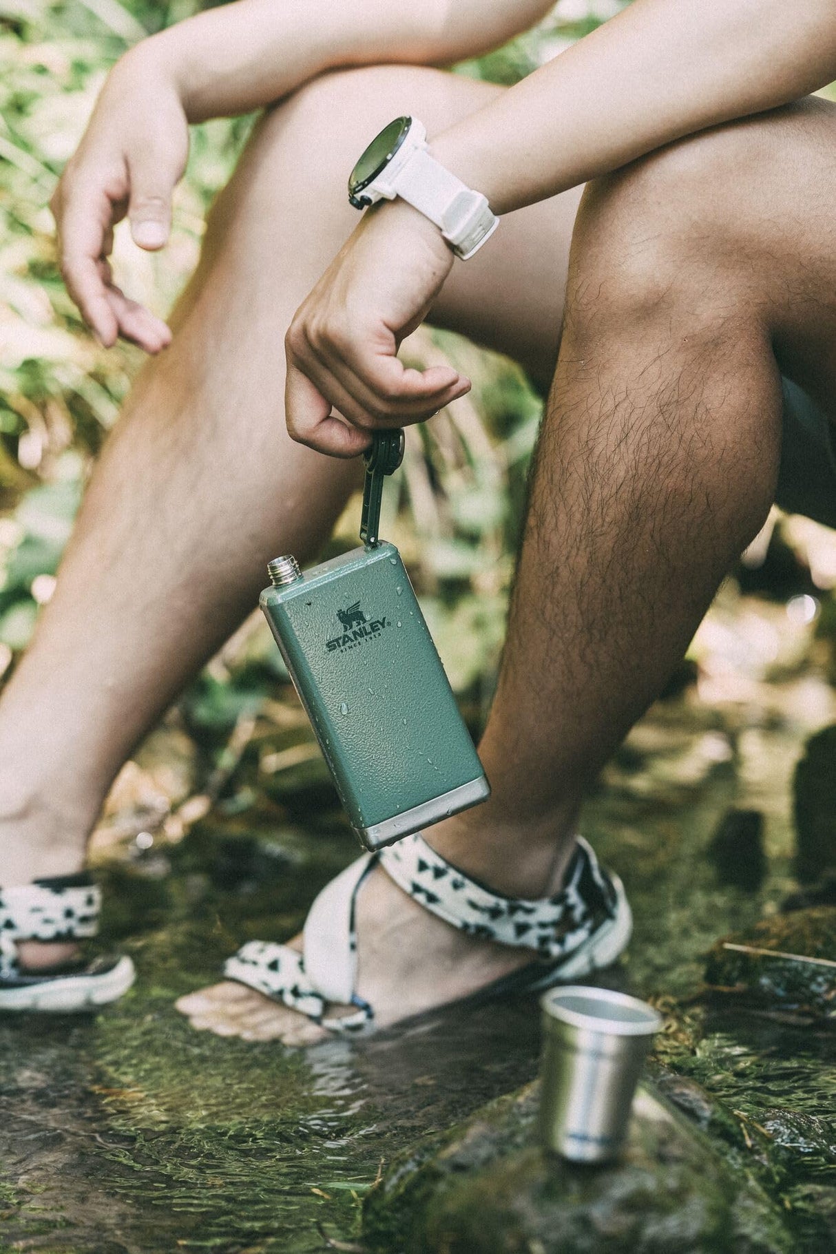 Stanley Legendary Classic Pre-Party Liquor and Spirit Flask - 8 ounce - Stainless Steel Pocket Friendly Flask STANLEY