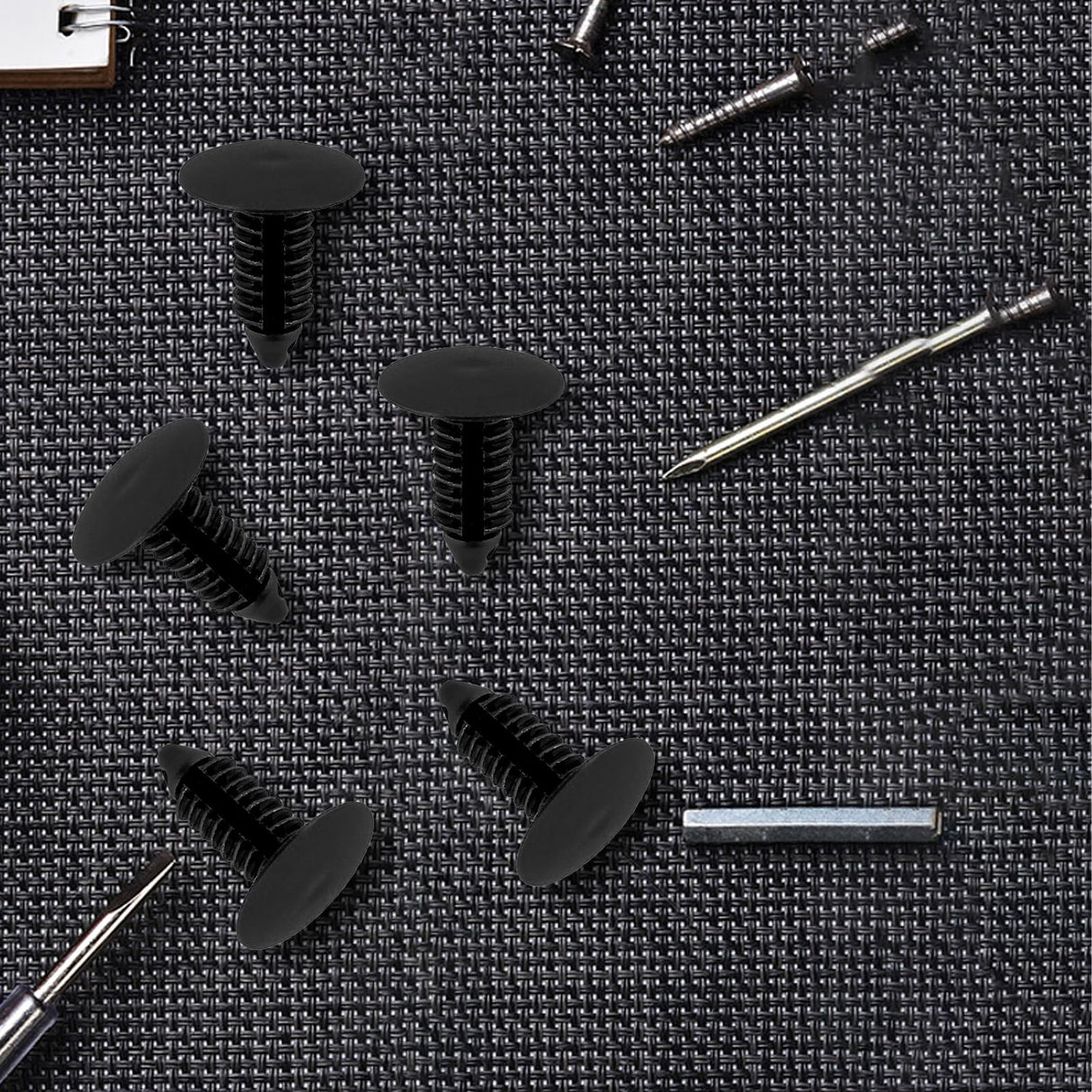 Hordion 50Pcs 7mm Honeycomb Pins for 6~7.5mm Honeycomb Grid, Needle Honeycomb Laser Bed Hold Down Pins, Honeycomb Laser Bed Clips Engraver Hordion