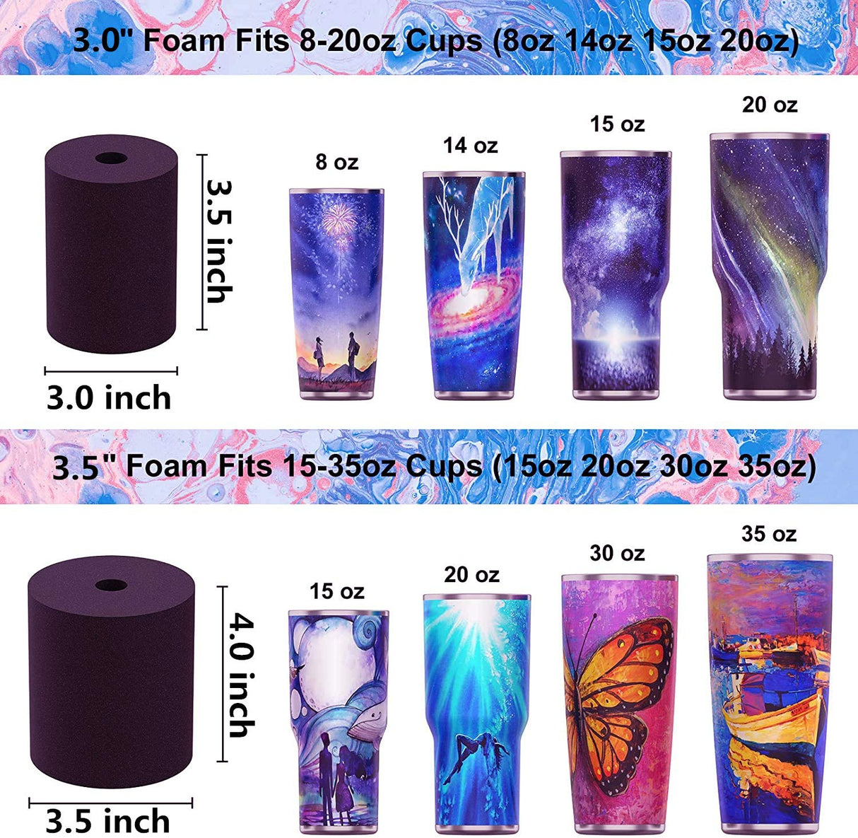 LFSUM Cup Turner for Crafts Tumbler,Tumbler Cup Spinner,Glitter Powder,Epoxy Resin kit for Tumblers for Beginners with Epoxy and Heat Gun (Pink) LFSUM