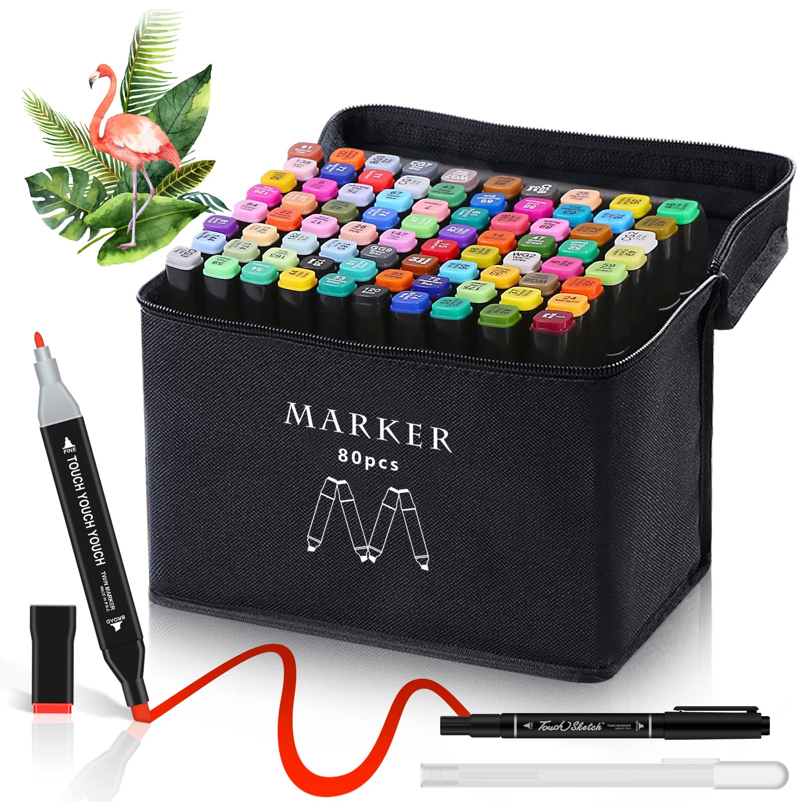 Dual popular tip alcohol markers 80colors