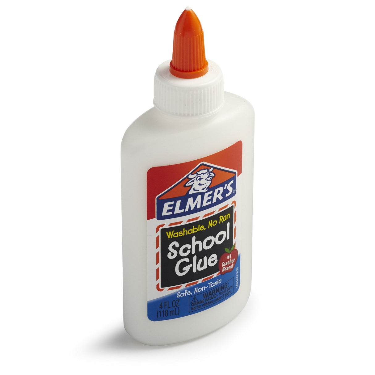 Elmer's bundle Washable Liquid School Glue, White, Dries Clear, 4 fl oz Plus Disappearing Purple Elmer's School Glue Stick, 7g, 2pk Elmer's