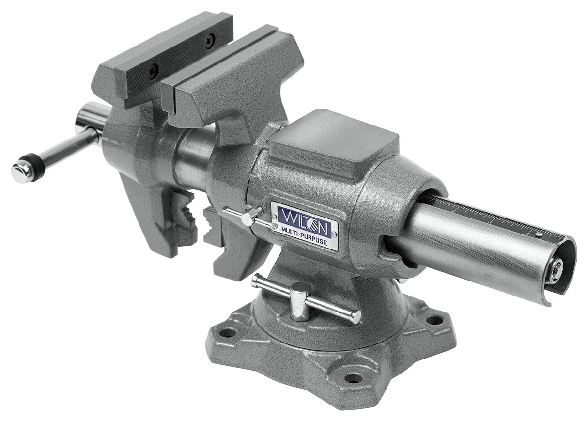Wilton 4-1/2" Multi-Purpose Bench Vise, 360° Rotating Head & Base, 4" Max Opening (450P) Wilton