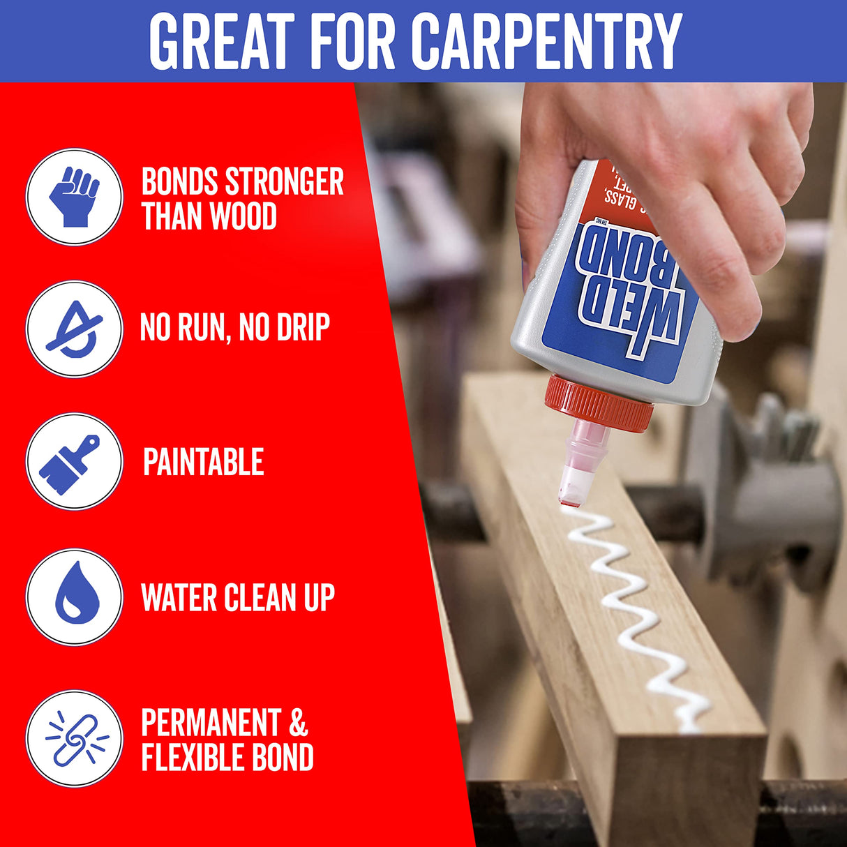 Weldbond Non-Toxic Multi-Surface Glue That Bonds Most Anything! Use as Wood Glue or for Glass Mosaic Ceramic Pottery Craft Tile Porcelaine Stone Weldbond