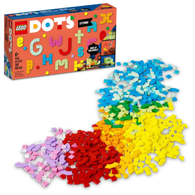 LEGO DOTS Lots of DOTS Lettering Tiles 41950 Ultimate Collection Arts & Crafts Kit for Kids, Make Custom Messages, Room Decorations, Express