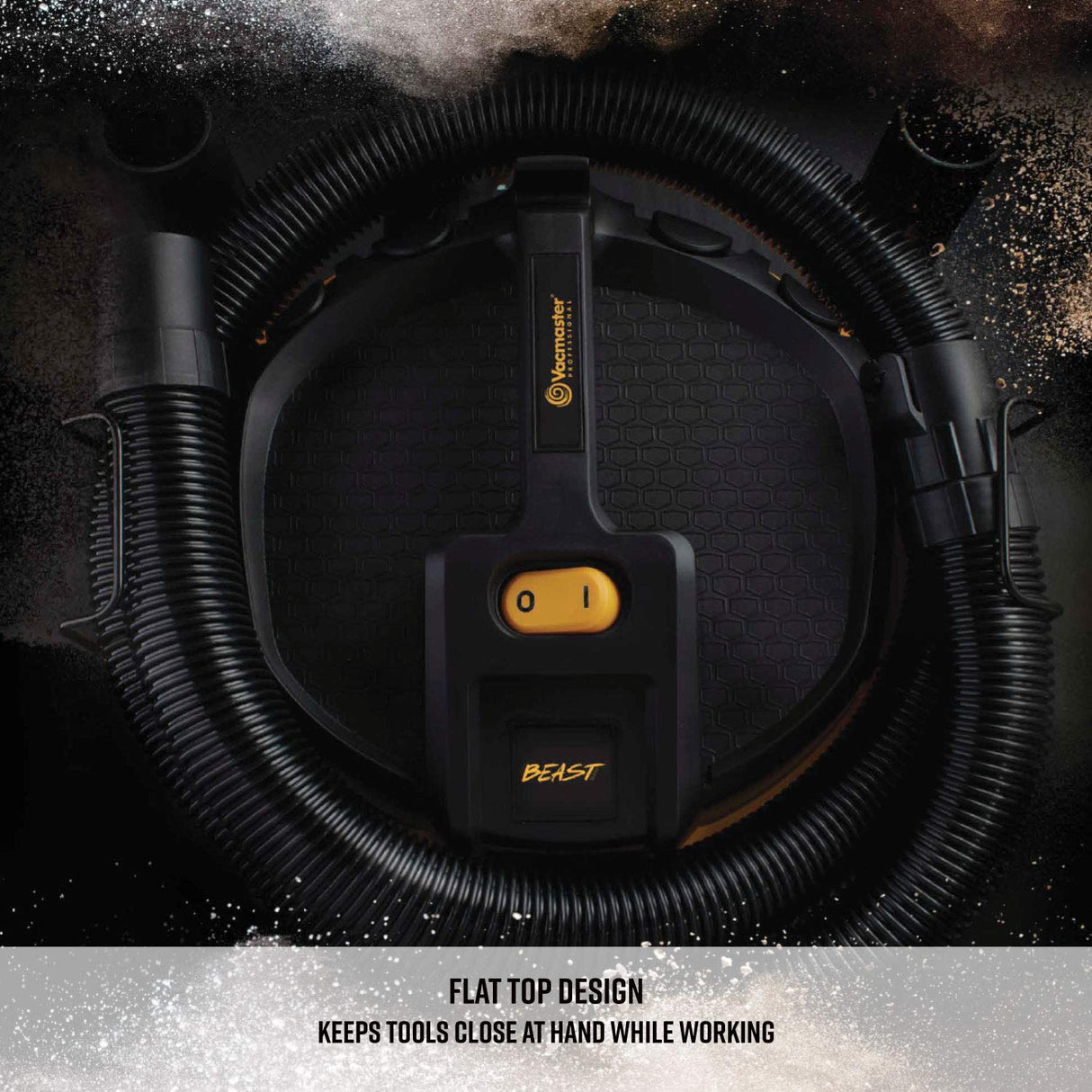 Vacmaster VJE1412SW0201 Beast Professional Series 14 Gal. 6.5 HP Steel Tank Wet/Dry Vac with Cart Vacmaster