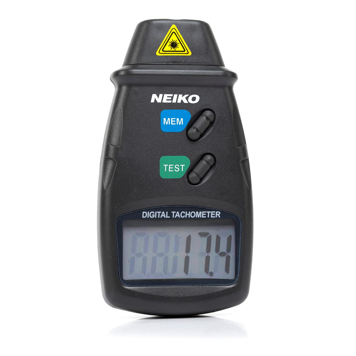 NEIKO 20713A Digital Tachometer, Noncontact Laser Photo Sensor with 2.5 to 99,999 RPM Accuracy, RPM Gauge Marker with Batteries Included NEIKO