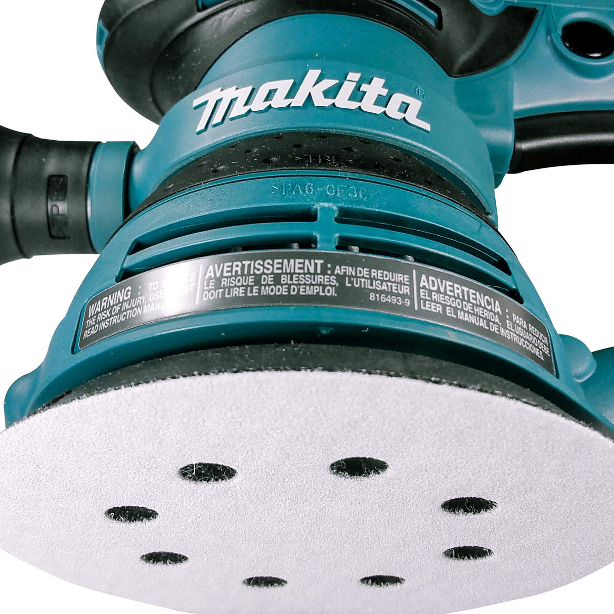 Makita 30 Piece - Multi Grit Sanding Disc Set For 5" Random Orbit Sanders - For Wood, Metal & Plastic - 80, 120 & 240 Grit | 8 Hole Hook-And-Loop Makita