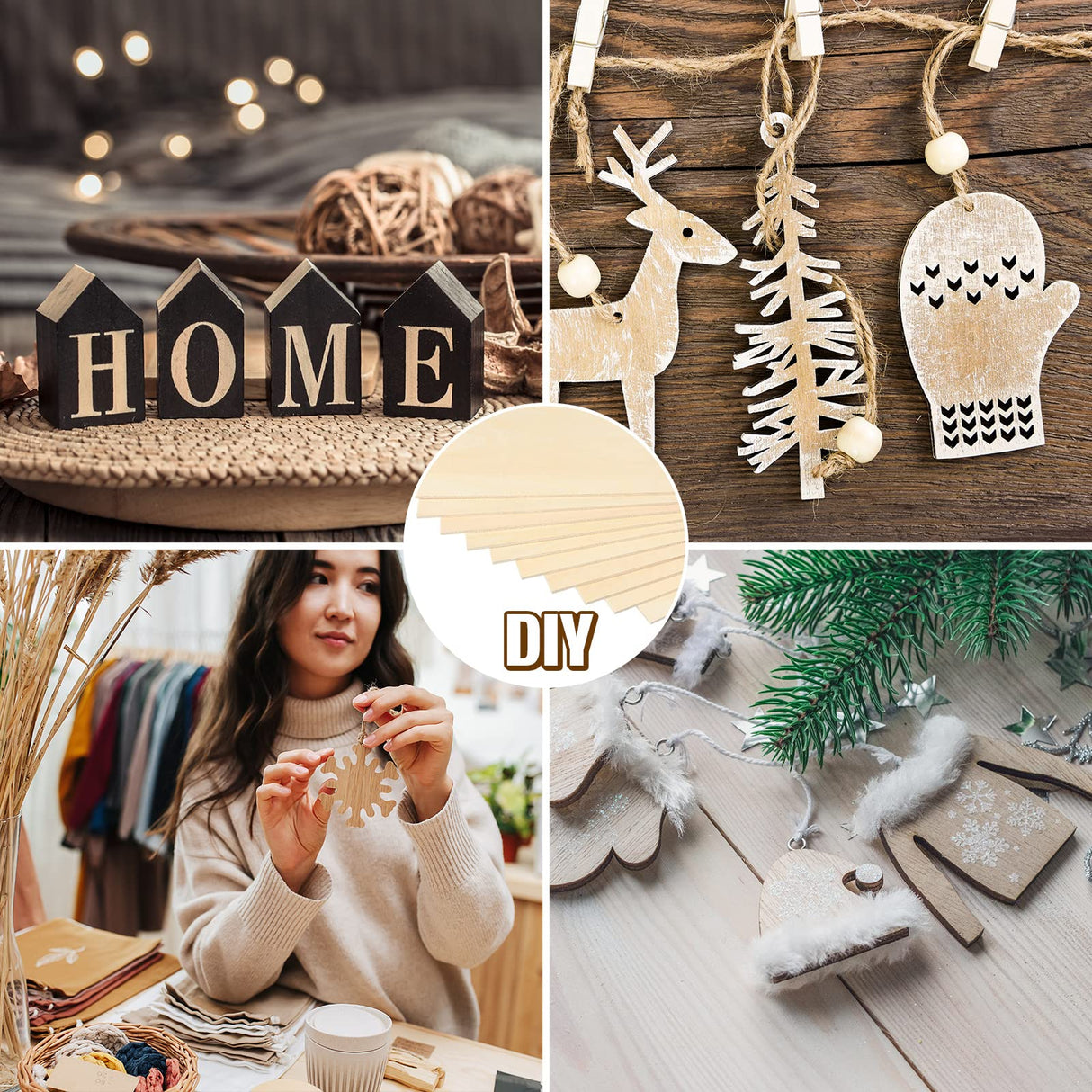 36 Pack Basswood Sheets Plywood Board 1/8 Inch Unfinished Wood Boards for Crafts for DIY Laser Projects Architectural Model Making Mini House Riakrum