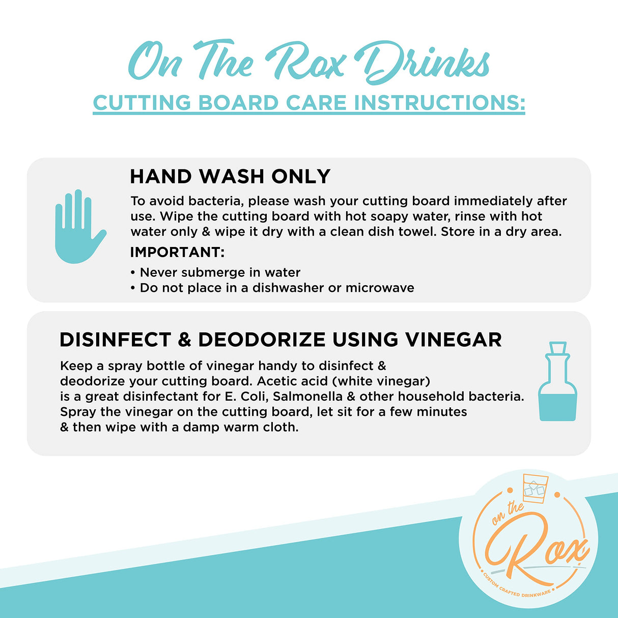 Personalized Cutting Boards - Small Monogrammed Engraved Cutting Board (B) - 9x6 Customized Bamboo Cutting Board with Initials - Wedding Kitchen Gift On The Rox