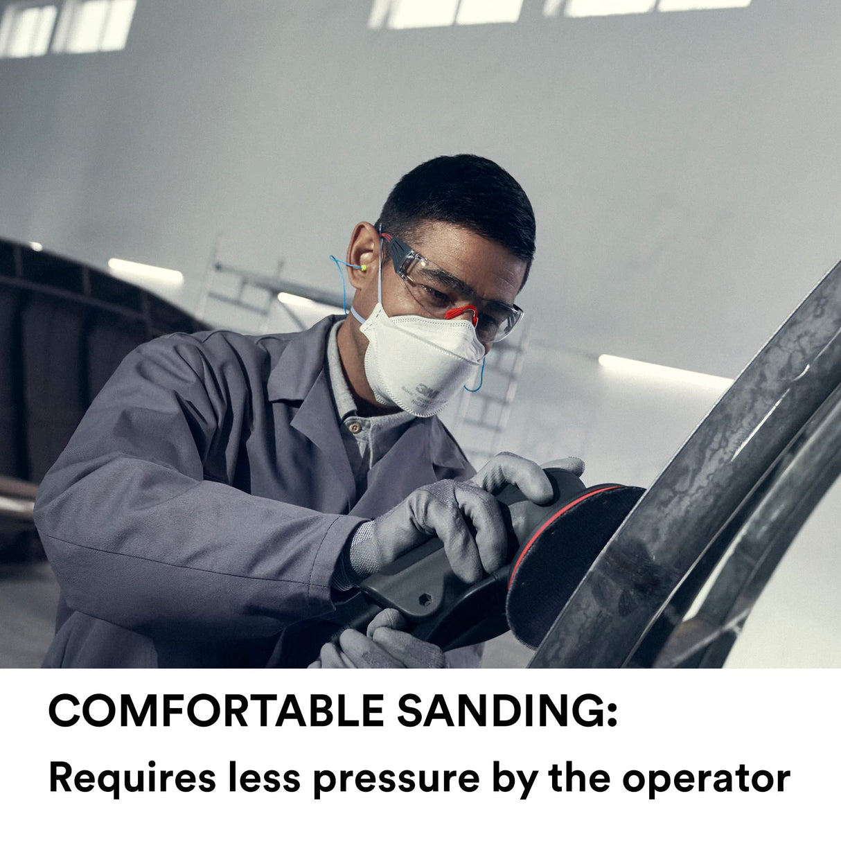 3M Xtract Cubitron II Net Disc 710W, 120+, 5 in, Die 500X, Pack of 50 Hook and Loop Sanding Discs, Virtually Dust-Free, Premium Option for Metal, Xtract