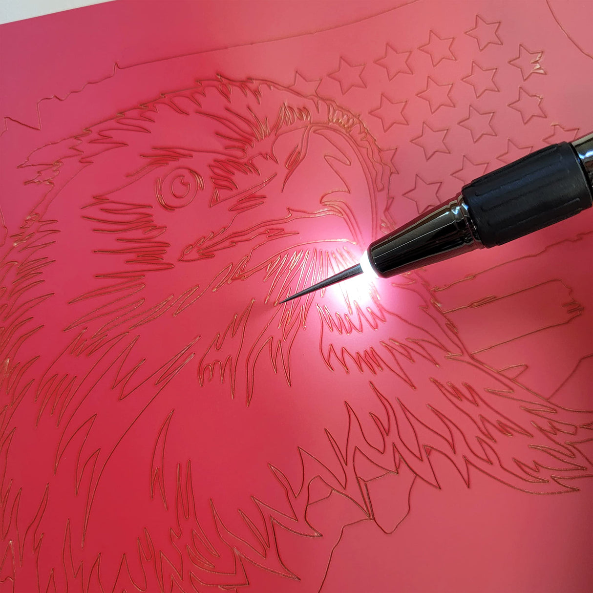 Tweedy Lite Pin Weeding Tools with Build in LED Light. Perfect for Vinyl, Paper & Iron-on Projects, Great Companion for Cricut or Any Cutting Heat Transfer Source