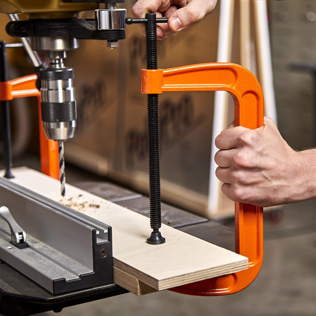 Pony Jorgensen 2680 8-Inch C-Clamp, Orange Pony Jorgensen