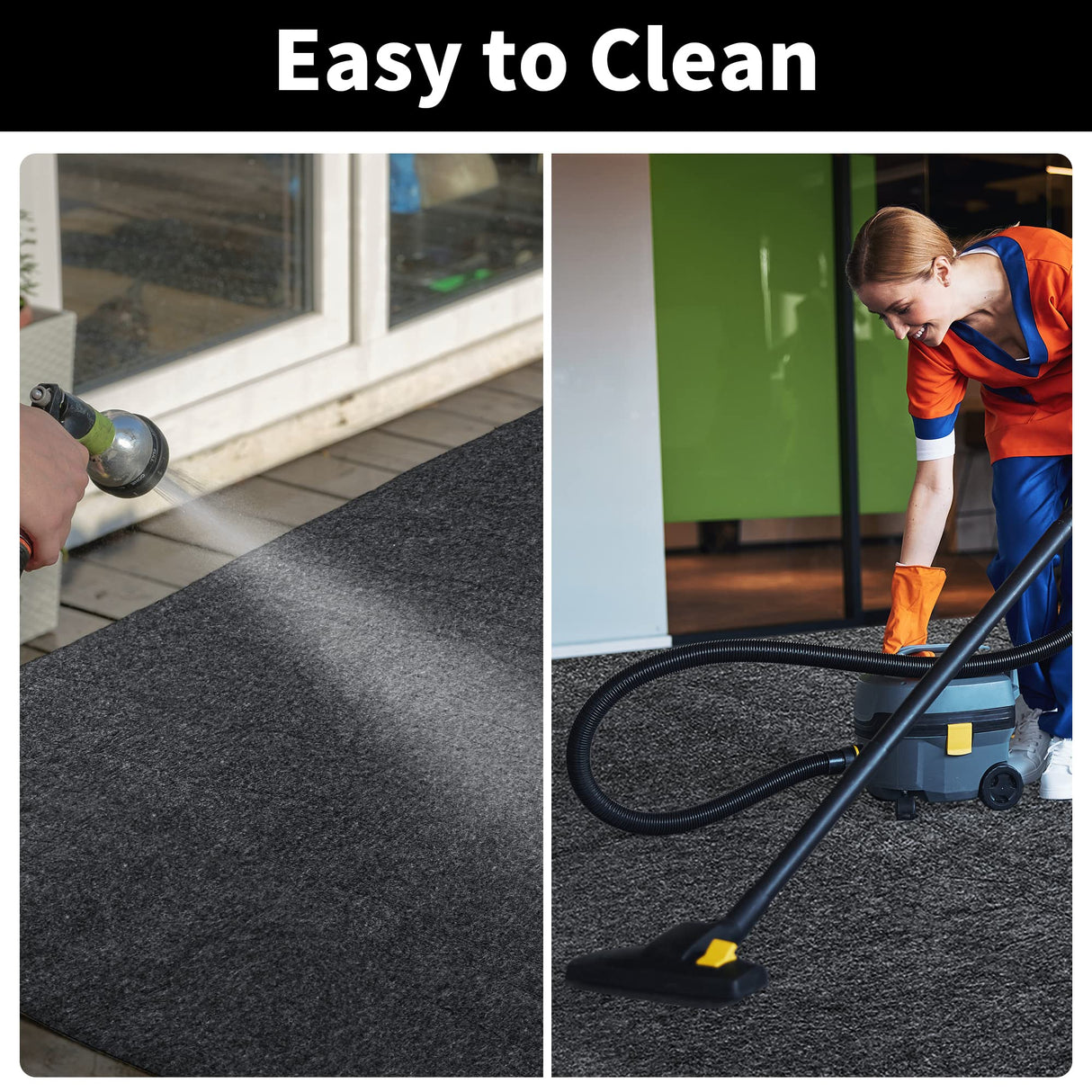 HOMBYS Extra Large Garage Floor Mats for Under Car, Dark Grey Garage Flooring Rug, Motorcycle Oil Spill Mat, Absorbent Oil Garage Parking Mat HOMBYS