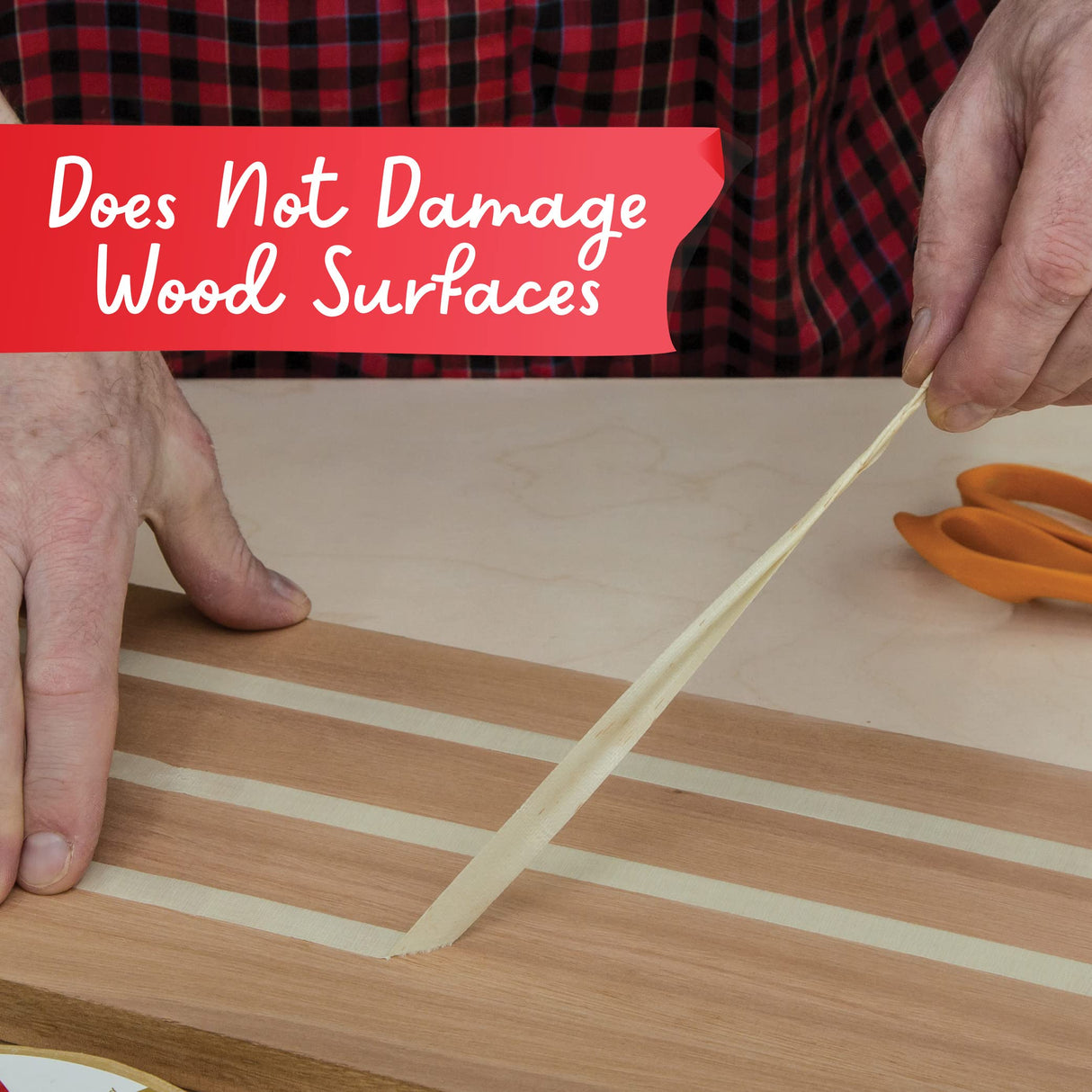 XFasten Double Sided Woodworking Tape 1-inch 180-Feet Total 3-Pack Double Stick Tape for Router Templates for Woodworking Tools; Wood Crafter Double XFasten