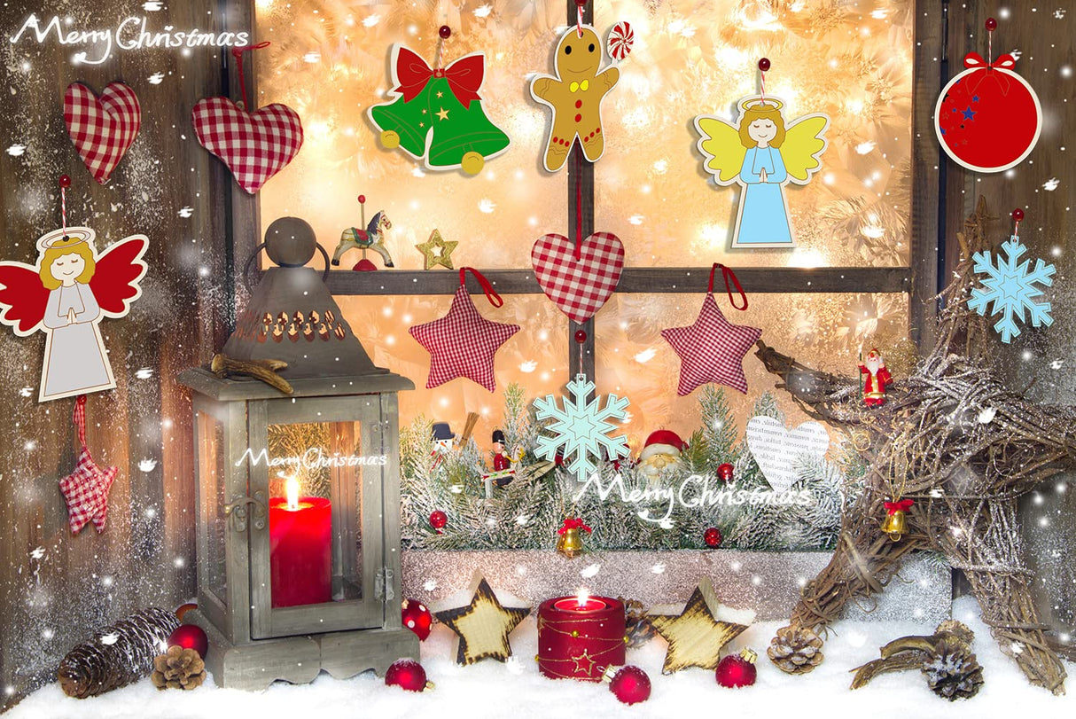 Artmag 50pcs Unfinished Wooden Christmas Ornaments Wood Slices with Holes for Kids DIY Crafts Centerpieces Holiday Hanging Decor Decorations 5 Styles Artmag