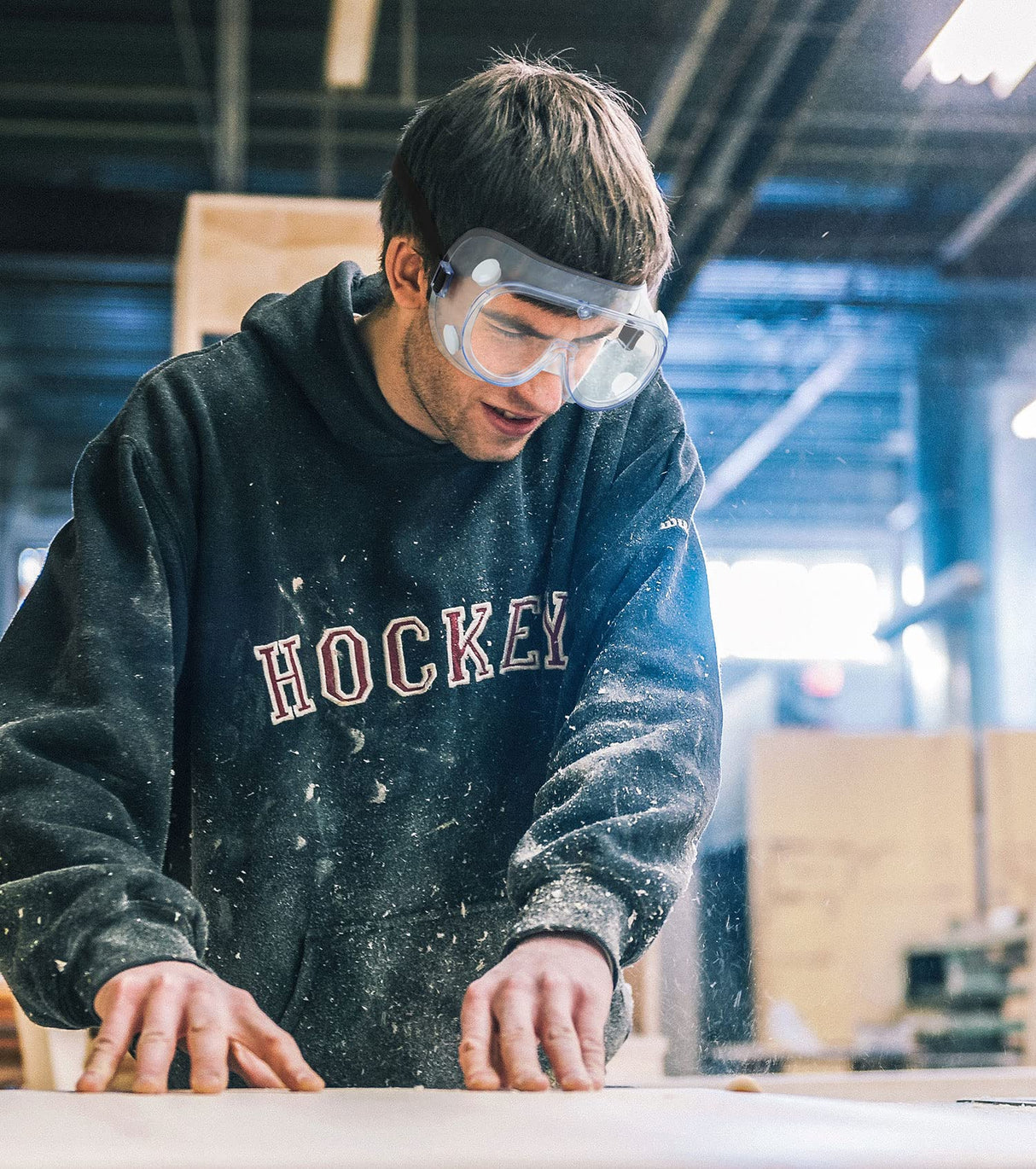 YunTuo 2 pack Safety Goggles, Adjustable,Lightweight Anti-Fog Protective Safety Glasses, Eye Protection, White YunTuo