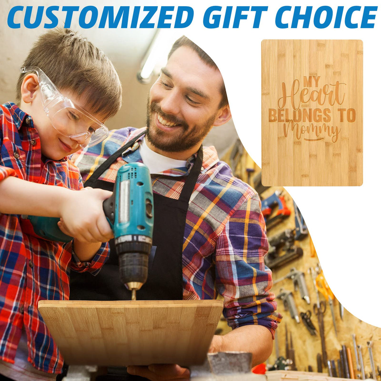 18 Pcs Wood Cutting Board Bulk Kitchen Chopping Boards Large Serving Board Wooden Cutting Board Set for Kitchen Meat Cheese Bread Vegetables (12'' x Lincia