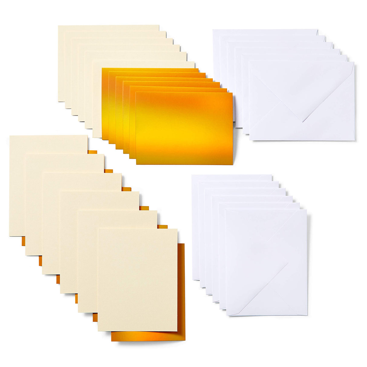 Cricut Joy Insert Cards - DIY greeting card for Baby Shower, Birthday, and Wedding - Matte Holographic Cream/Gold, 12 ct Cricut