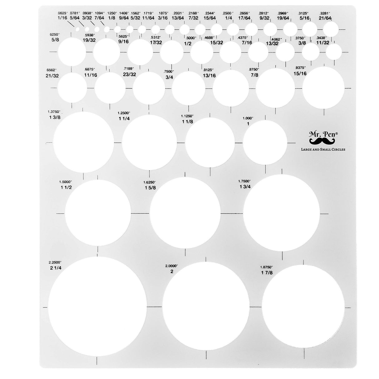 Mr. Pen French Curve and Template Ruler Set, 6 Pieces Mr. Pen