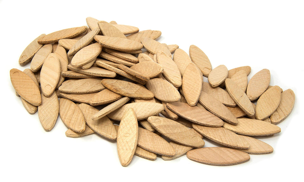 WEN JN8504 8.5-Amp Plate and Biscuit Joiner with Case and Biscuits & 0 Birch Wood Biscuits for Woodworking, 100 Pack (JN100B) WEN