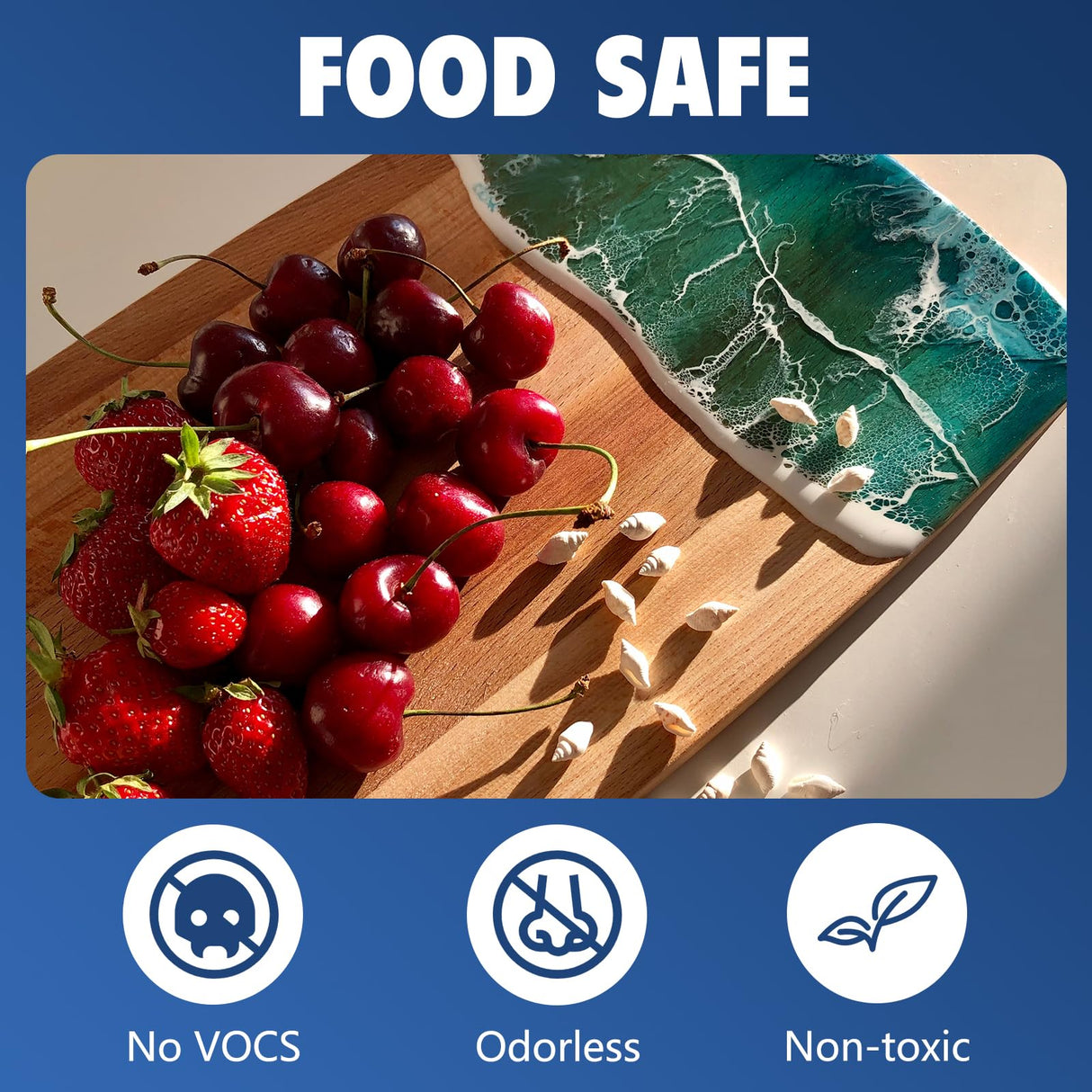 Deep Pour Epoxy Resin 3 Gallon, 2 to 4 Inch Depth Clear Epoxy Resin Kit with Mixer, Bubble Free, Low Odor 2:1 Casting Resin for Table Top, Shabebe