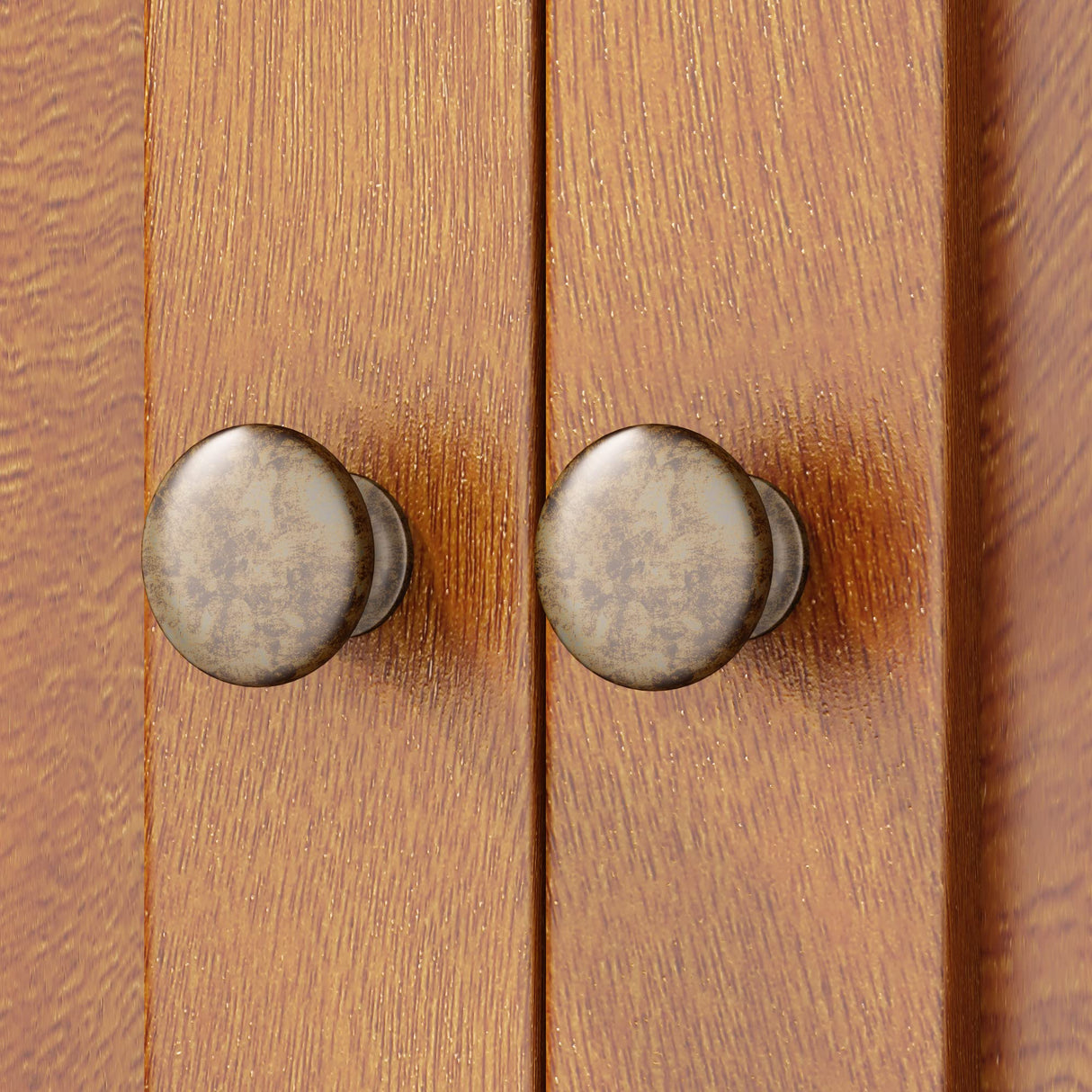 ChooChoo Bathroom Wall Cabinet, Over The Toilet Space Saver Storage Cabinet, Medicine Cabinet with 2 Door and Adjustable Shelves, Cupboard (Rustic) ChooChoo