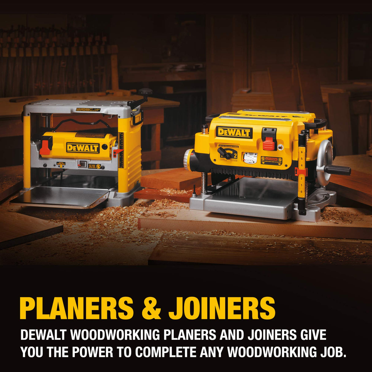 DEWALT Benchtop Planer, 15-Amp, 12-1/2-Inch, 3-Knife Cutter, 20,000 RPM, Corded (DW734) DEWALT