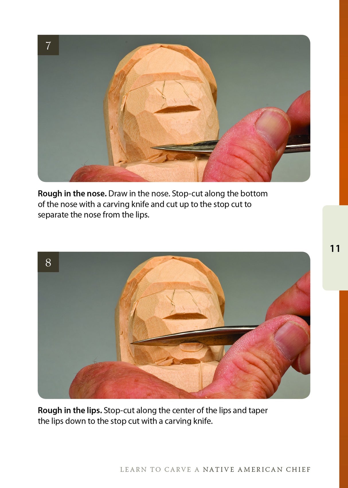 Learn to Carve a Native American Chief: Companion Guide to Native American Study Stick (Fox Chapel Publishing) Harold Enlow's Whittling & Carving Design Originals