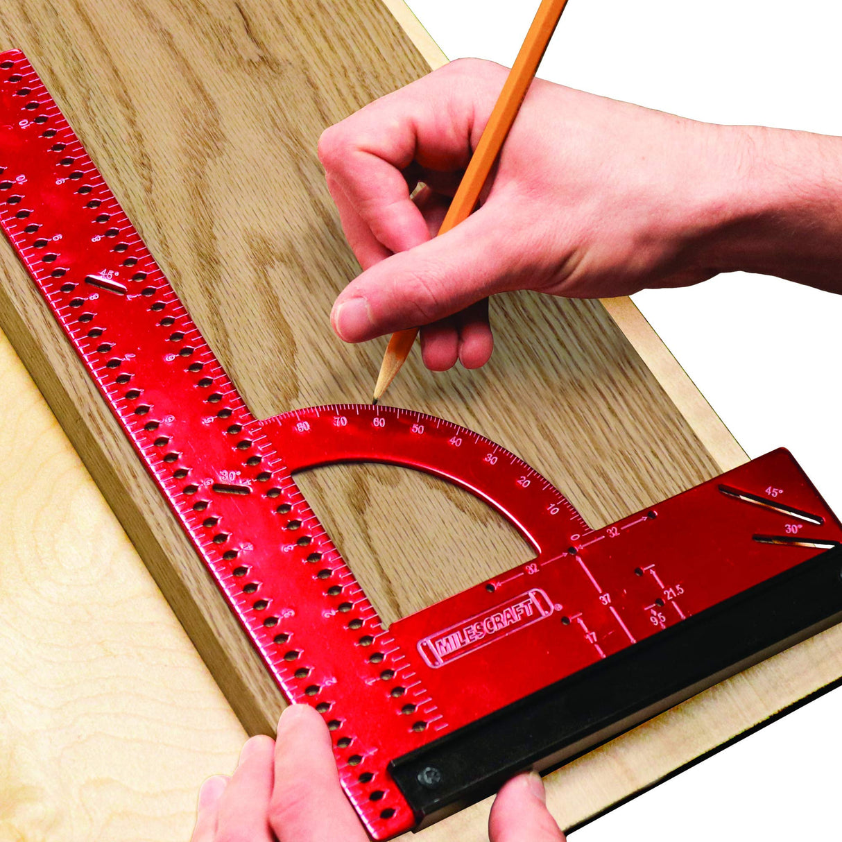 Milescraft 8410 MC-Square300 (imperial) - Aluminum Framing and Woodworking Square Milescraft