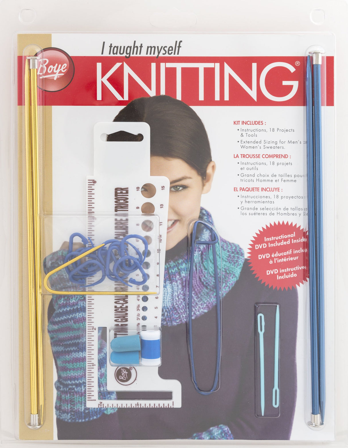 Boye Beginners Teach Yourself Knitting Set Boye
