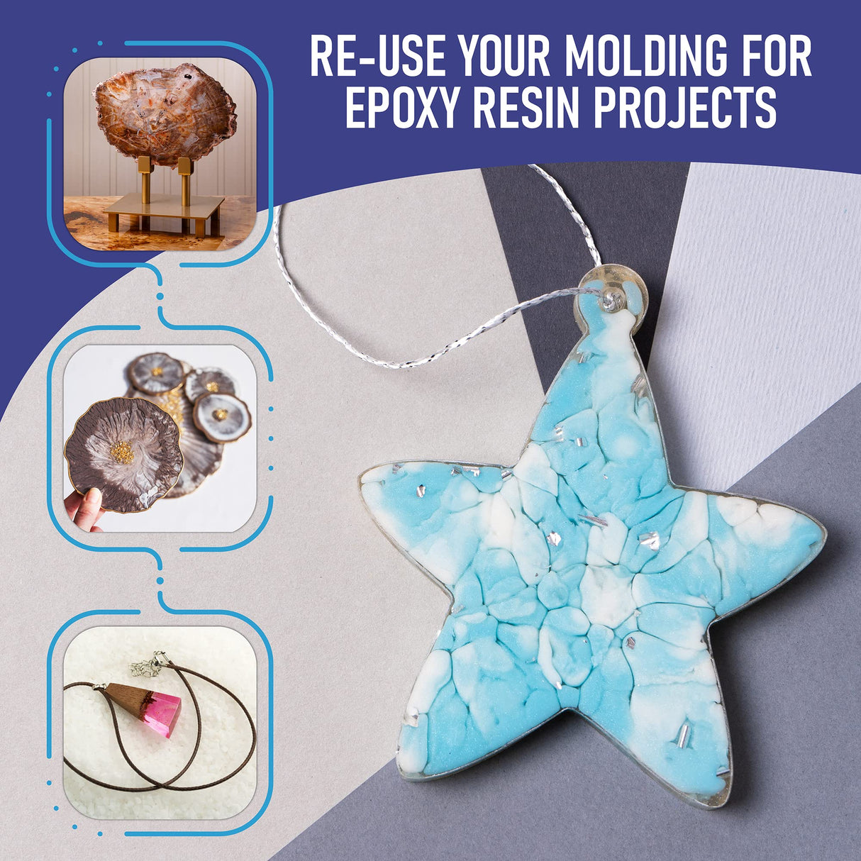 Midiza Resin Tape for Epoxy Resin Molding - High Temperature Resistant Thermal Silicone Adhesive Tape - Easy Peel Epoxy Release Tape for River Tables Midiza