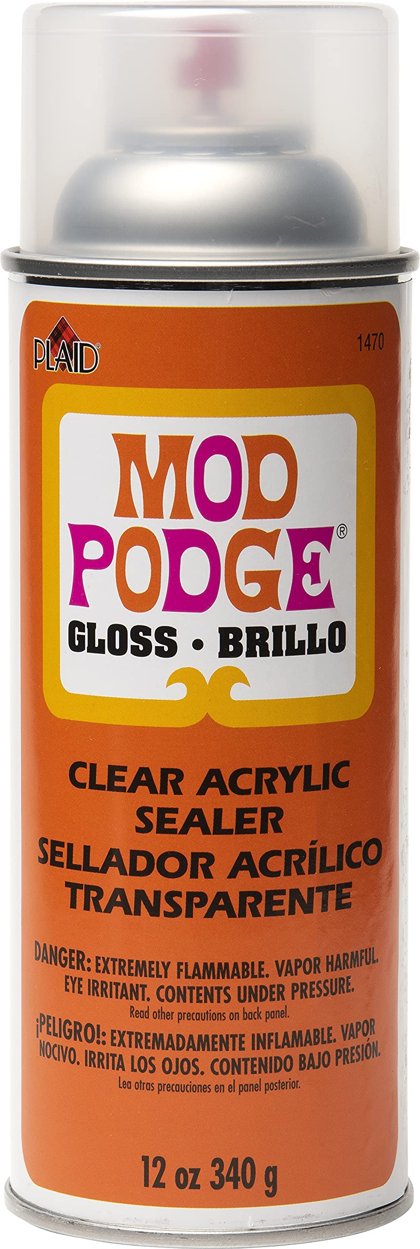 Mod Podge Spray Acrylic Sealer that is Specifically Formulated to Seal Craft Projects, Dries Crystal Clear is Non-Yellowing No-Run and Quick Drying, Mod Podge