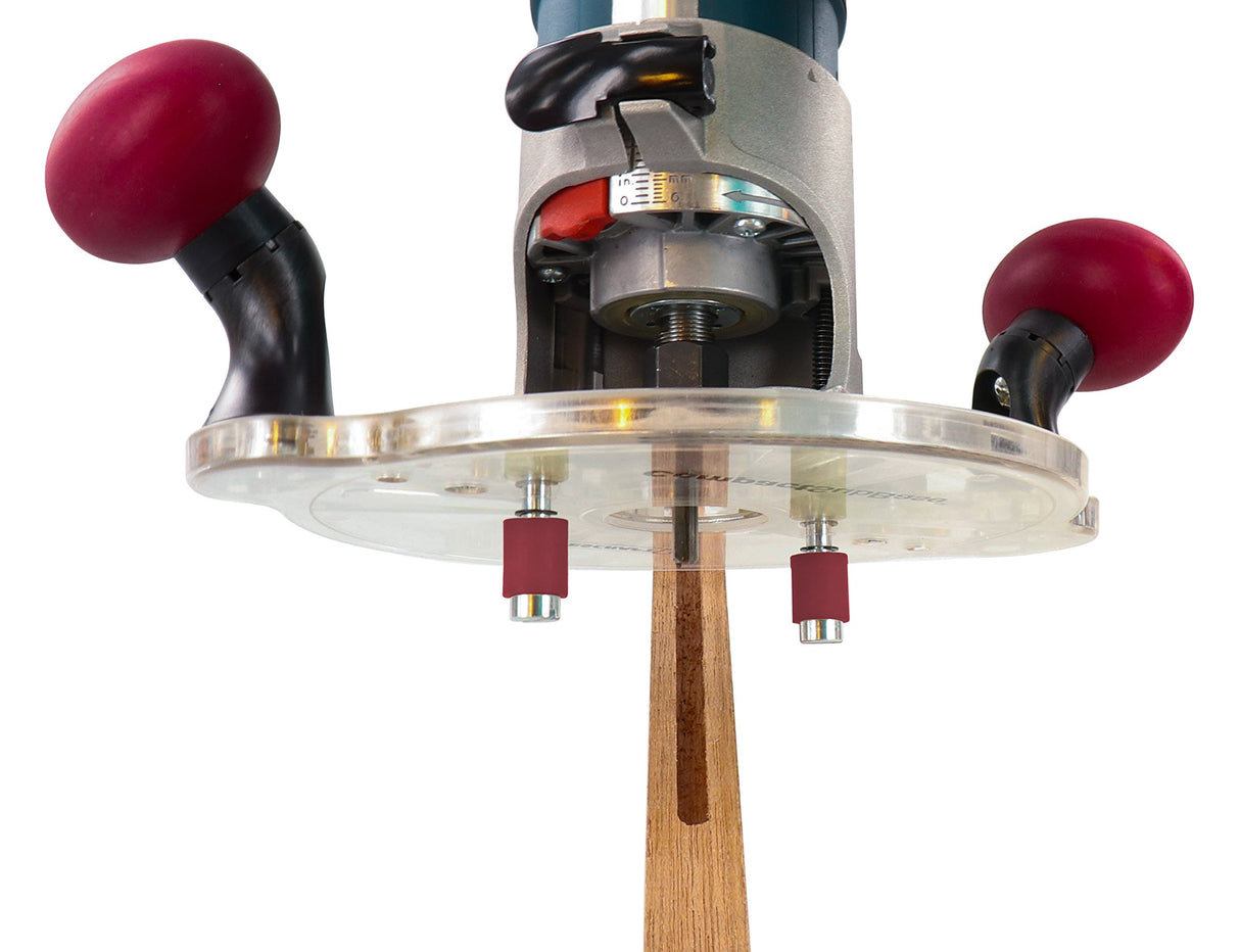 Milescraft 1225 Compact Sub Base - Universal Router Guide Sub Base for Compact Routers - Compatible with Porter Cable Style Routers, As Shown in Milescraft